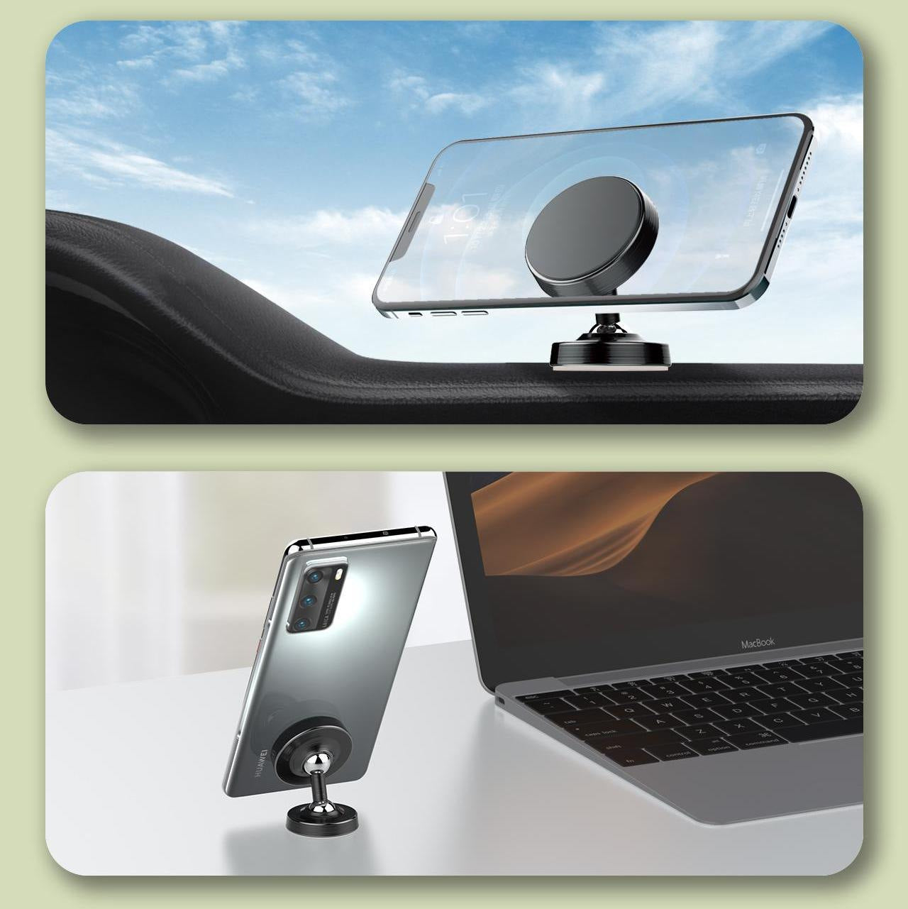 SpinGrip™ Magnetic Phone Holder